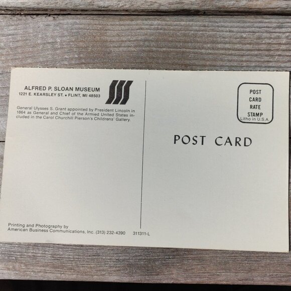 Alfred P. Sloan Museum Post Card Unused - Picture 2 of 2